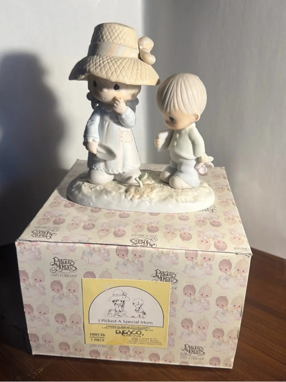 Precious Moments Figurine quote I picked a special Mom”